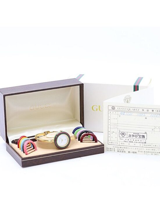 Gucci Accessories - ★SOLD★ Gucci Change Bezel Quartz White Dial Watch